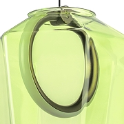 Подвесной светильник Lightstar Caramello 796114 цвет плафона/подвески Зеленый, цвет арматуры Коричневый-5