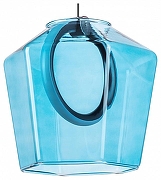 Подвесной светильник Lightstar Caramello 796115 цвет плафона/подвески Голубой, цвет арматуры Коричневый