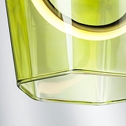 Подвесной светильник Lightstar Caramello 796139 цвет плафона/подвески Голубой, Зеленый, Коричневый, цвет арматуры Коричневый-2