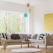 Подвесной светильник Lightstar Caramello 796139 цвет плафона/подвески Голубой, Зеленый, Коричневый, цвет арматуры Коричневый-11