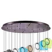 Подвесной светильник Lightstar Caramello 796289 цвет плафона/подвески Красный, Синий, Зеленый, цвет арматуры Коричневый-9