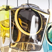 Подвесной светильник Lightstar Caramello 796329 цвет плафона/подвески Красный, Синий, Зеленый, цвет арматуры Коричневый-6