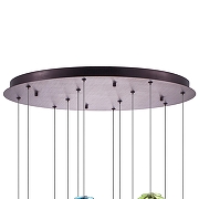 Подвесной светильник Lightstar Caramello 796329 цвет плафона/подвески Красный, Синий, Зеленый, цвет арматуры Коричневый-9