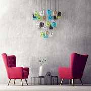 Подвесной светильник Lightstar Caramello 796349 цвет плафона/подвески Красный, Синий, Зеленый, цвет арматуры Коричневый-11