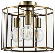 Светильник на штанге Lightstar Genn1 798231 цвет плафона/подвески Прозрачный, цвет арматуры Латунь