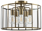 Светильник на штанге Lightstar Genni 798251 цвет плафона/подвески Прозрачный, цвет арматуры Латунь