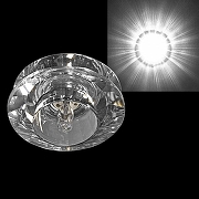 Встраиваемый светильник Sneha 8003/T-S G9 CR цвет Прозрачный, Хром