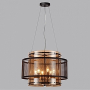 Подвесной светильник Lumion Zarina 8007/6 цвет плафона/подвески Черный, Оранжевый, цвет арматуры Черный-3