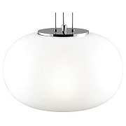 Подвесной светильник Lightstar Mer1nge 801040 цвет плафона/подвески Белый, цвет арматуры Хром