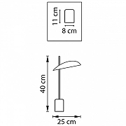 Настольная лампа Lightstar Marmara 801913 цвет плафона/подвески Золото, цвет арматуры Белый, Золото-7