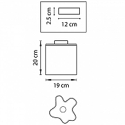 Накладной светильник Lightstar Nub1 802017 цвет плафона/подвески Белый, цвет арматуры Черный-1