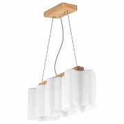 Подвесной светильник Lightstar Nub1 802135 цвет плафона/подвески Белый, цвет арматуры Коричневый-1