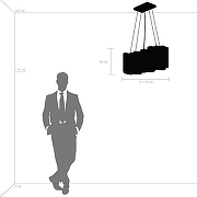 Подвесной светильник Lightstar Nub1 802135 цвет плафона/подвески Белый, цвет арматуры Коричневый-3