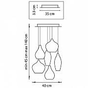 Подвесной светильник Lightstar Pentola 803060 цвет плафона/подвески Белый, цвет арматуры Хром-2