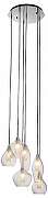 Подвесной светильник Lightstar Pentola 803061 цвет плафона/подвески Прозрачный, цвет арматуры Хром