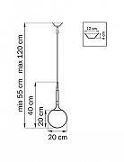Подвесной светильник Lightstar Globo 803110 цвет плафона/подвески Белый, цвет арматуры Белый-2