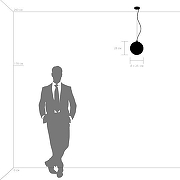 Подвесной светильник Lightstar Dissimo 803116 цвет плафона/подвески Белый, цвет арматуры Черный-2