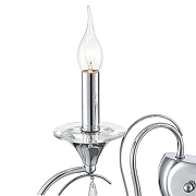 Бра Lumion LAOKA 8032/2W цвет плафона/подвески Прозрачный, цвет арматуры Хром-7