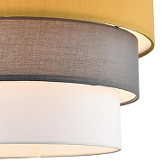 Подвесной светильник Lumion Ilaida 8038/3 цвет плафона/подвески Белый, Желтый, Серый, цвет арматуры Никель-5