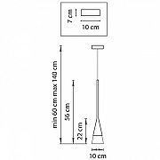 Подвесной светильник Lightstar Con1c1ta 804110 цвет плафона/подвески Белый, цвет арматуры Белый, Хром-3