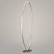 Торшер Eurosvet Gap 80415/1 сатин-никель цвет плафона/подвески Белый, Никель, цвет арматуры Никель