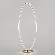 Торшер Eurosvet Gap 80415/1 сатин-никель цвет плафона/подвески Белый, Никель, цвет арматуры Никель-1