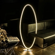 Торшер Eurosvet Gap 80415/1 сатин-никель цвет плафона/подвески Белый, Никель, цвет арматуры Никель-4