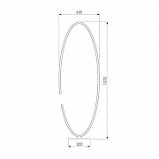 Торшер Eurosvet Gap 80415/1 сатин-никель цвет плафона/подвески Белый, Никель, цвет арматуры Никель-5