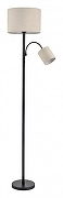 Торшер с подсветкой Lumion Kaya 8042/2F цвет плафона/подвески Бежевый, цвет арматуры Черный