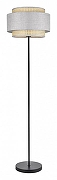 Торшер Lumion Launa 8043/1F цвет плафона/подвески Бежевый, Серый, цвет арматуры Черный