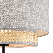 Торшер Lumion Launa 8043/1F цвет плафона/подвески Бежевый, Серый, цвет арматуры Черный-4