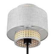 Настольная лампа Lumion Launa 8043/1T цвет плафона/подвески Бежевый, Серый, цвет арматуры Черный-3