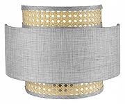 Накладной светильник Lumion Launa 8043/1W цвет плафона/подвески Бежевый, Серый, цвет арматуры Черный