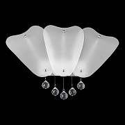 Накладной светильник Lightstar Lobo 804640 цвет плафона/подвески Белый, Прозрачный, цвет арматуры Хром-1