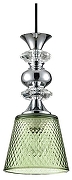 Подвесной светильник Lumion Manola 8047/1А цвет плафона/подвески Зеленый, цвет арматуры Хром