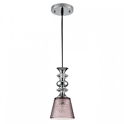 Подвесной светильник Lumion Manola 8048/1А цвет плафона/подвески Розовый, цвет арматуры Хром-1