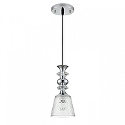 Подвесной светильник Lumion Manola 8049/1А цвет плафона/подвески Прозрачный, цвет арматуры Хром-1