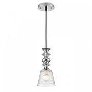 Подвесной светильник Lumion Manola 8049/1А цвет плафона/подвески Прозрачный, цвет арматуры Хром-2