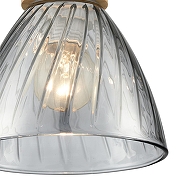 Подвесной светильник Lumion Mirabela 8050/1А цвет плафона/подвески Светло-серый, цвет арматуры Коричневый-4