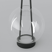 Настольная лампа Eurosvet Frasco 80507/1 черный цвет плафона/подвески Прозрачный, цвет арматуры Черный-2