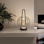 Настольная лампа Eurosvet Frasco 80507/1 черный цвет плафона/подвески Прозрачный, цвет арматуры Черный-3