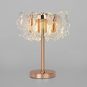 Настольная лампа Bogate's Farfalla 80509/1 цвет плафона/подвески Прозрачный, цвет арматуры Золото-1