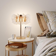 Настольная лампа Bogate's Farfalla 80509/1 цвет плафона/подвески Прозрачный, цвет арматуры Золото-6