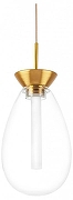 Подвесной светильник Lightstar Colore 805110 цвет плафона/подвески Прозрачный, цвет арматуры Золото, Красный