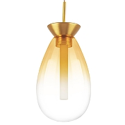 Подвесной светильник Lightstar Colore 805113 цвет плафона/подвески Прозрачный, Оранжевый, цвет арматуры Золото, Красный-5