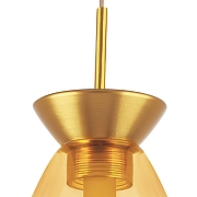Подвесной светильник Lightstar Colore 805113 цвет плафона/подвески Прозрачный, Оранжевый, цвет арматуры Золото, Красный-6