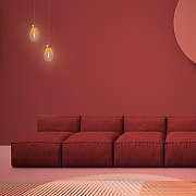Подвесной светильник Lightstar Colore 805113 цвет плафона/подвески Прозрачный, Оранжевый, цвет арматуры Золото, Красный-7