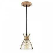 Подвесной светильник Lumion Mirabela 8051/1А цвет плафона/подвески Оранжевый, цвет арматуры Коричневый-1