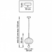 Подвесной светильник Lightstar Colore 805306 цвет плафона/подвески Белый, цвет арматуры Латунь-8