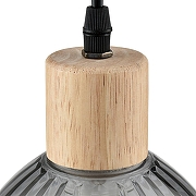 Подвесной светильник Lumion Natana 8053/1А цвет плафона/подвески Светло-серый, цвет арматуры Коричневый-5